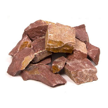 Малиновый кварцит колотый 20 кг — Камни для бани