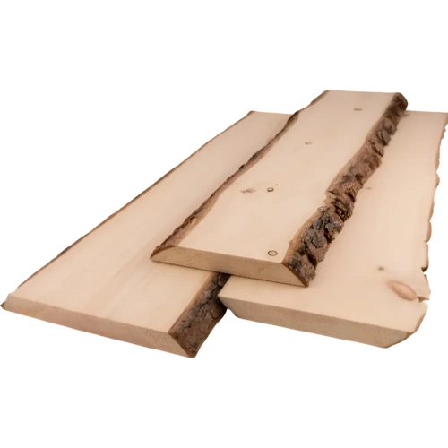 Доска необрезная кедр Алтайский АВ 25*250-350*4000-4500 мм без коры